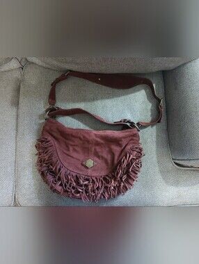 Luxe Rachel Zoe Slouchy Suede Fringe Bag